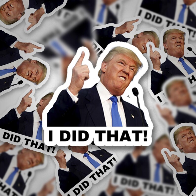 Funny Trump Meme Stickers: Political Humor Decals (39 Pcs) - Etsy