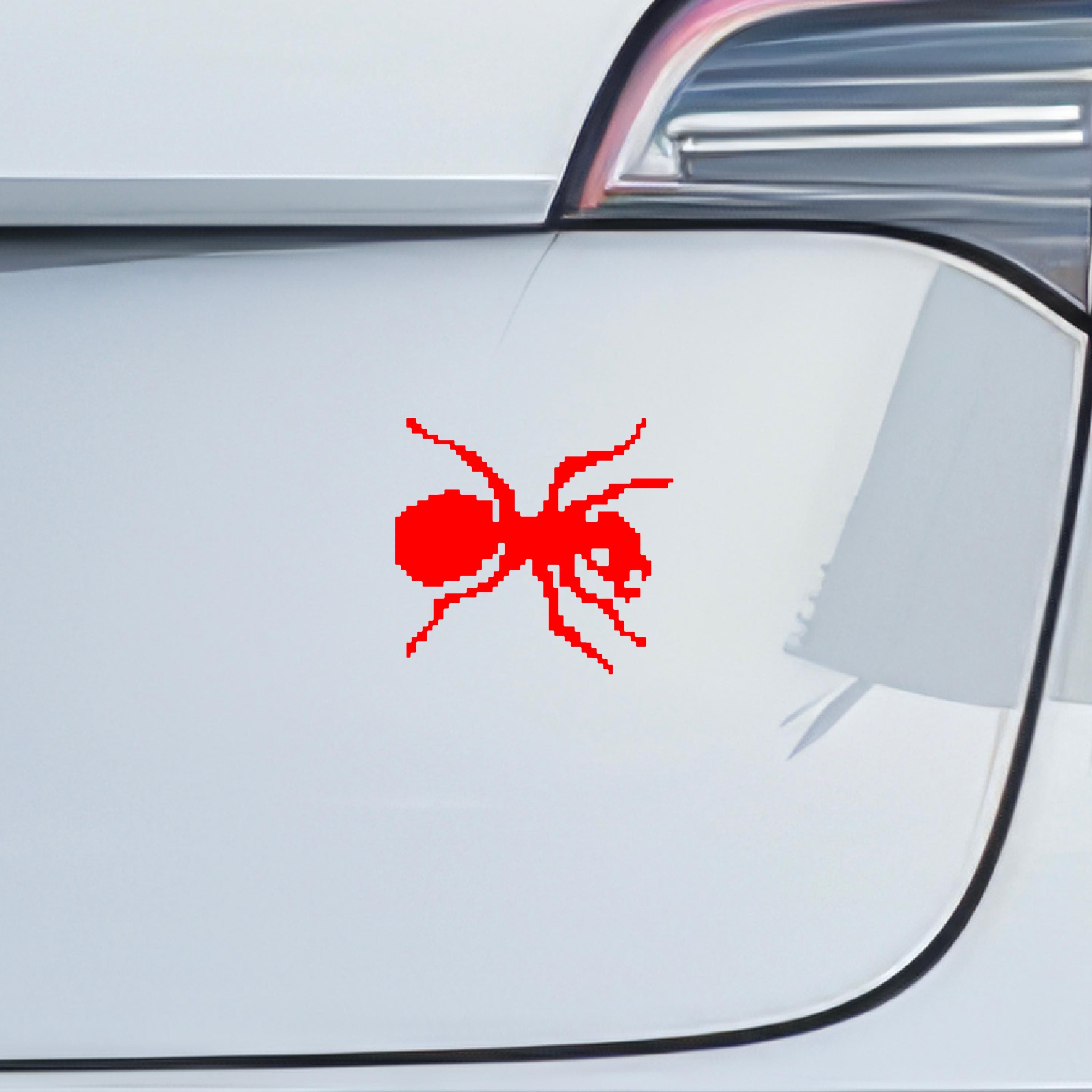 Pixel Ant Vinyl Decal: Retro Gamer Style Waterproof Sticker - Etsy