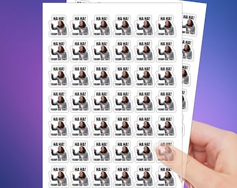 Kamala Harris "Trump Did That" Meme Stickers – Political Humor Decals (1.1 x 1 INCHES)