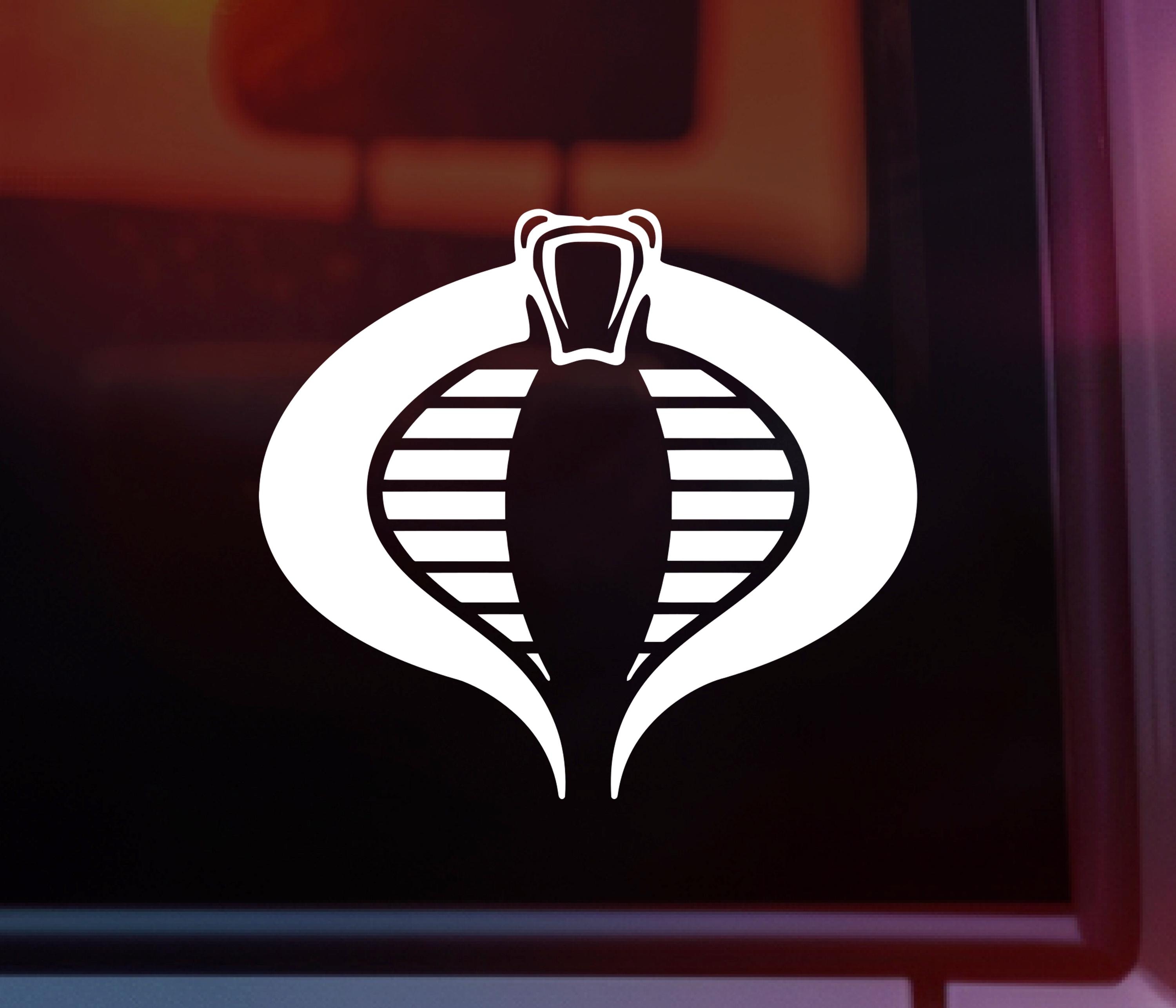 Cobra Commander Symbol Vinyl Decal: Waterproof Car Laptop Sticker - Etsy