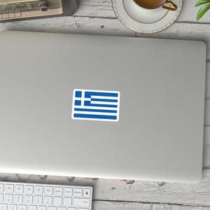Greece Flag Sticker Set | Pack of 6 Greek Flag Vinyl Decals | Patriotic ...