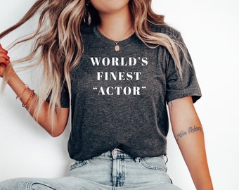 Chemise d'acteur, cadeaux d'acteur, cadeau pour acteur, chemise de répétition, chemise d'actrice de théâtre, théâtre, T-shirt de théâtre, chemise d'acteur, cadeaux d'acteur,