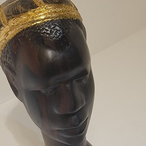 HAND CARVED STATUE, Wooden Head Piece Carving, Carved Statue , Hand Carved Head Piece , Handmade Wooden Sculpture, Natural Wood Sculpture