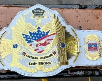 Cody Rhodes American Nightmare World Wrestling Championship Belt Adult Size