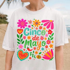 Boho bloemen Cinco De Mayo png, Cinco de Mayo png, Mexicaanse png tequila png Margarita Sublimation Design Fiesta png Cinco de Mayo shirtontwerp