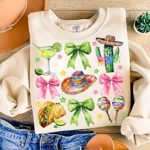 Coquette Cinco De Mayo Png, Preppy Cinco De Mayo Png, Mexicaine Png Tequila Png Margarita Sublimation, Fiesta Png Cinco De Mayo Shirt Design