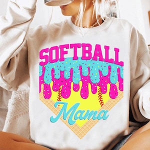 Mamá de Softbol Goteando PNG, Goteo de Helado PNG, Respeta el Goteo PNG, Mamá de Softbol Png, Mamá de Softbol Retro Png, Softbol Goteando, Día de Juego Png