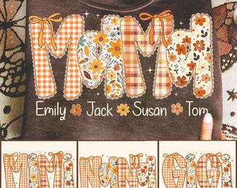 Preppy Floral Fall Mama Bundle png, Fall Pumpkin Png, Pumpkin Lace png, Ditsy Floral Fall png, Autumn png, Coquette Fall png, Pumpkin Spice
