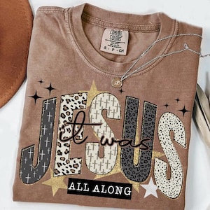 It was Jesus all long Glitter Png, Christian women Png, Preppy Everyday Jesus Leopard png, Bible verse png, Jesus sublimation, Checkered