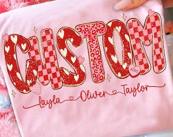 Preppy anpassad Alla hjärtans dag glitter png, Mamma Alla hjärtans dag png, Leopardrutig Alla hjärtans dag png, Hjärta Alla hjärtans dag png, Kärlek XOXO png, Var min png