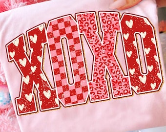 Preppy XOXO Alla hjärtans dag glitter png, Mamma Alla hjärtans dag png, Leopardrutig Alla hjärtans dag png, Hjärta Alla hjärtans dag png, Kärlek png