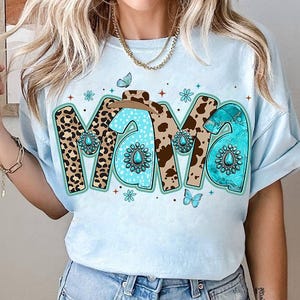 Western Mama Png, Coquette Mama Png, Coquette Bow, Coquette Western Png, Mama Cow Print, Howdy Fall Western Png, Cowhide, Turquoise, Cowgirl