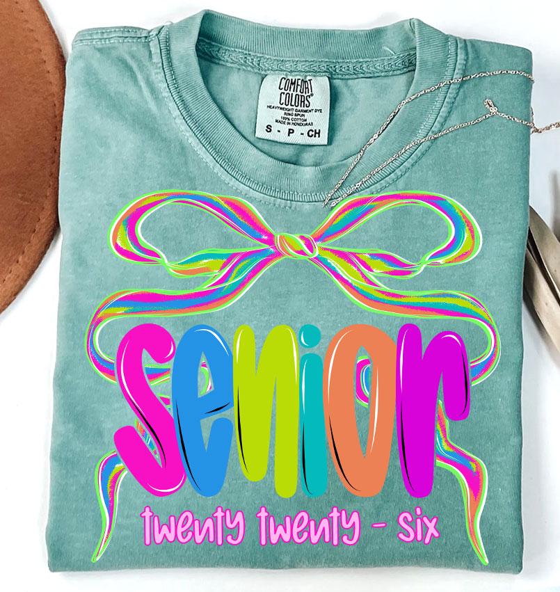 Coquette Senior 2026 Png, Preppy Senior Shirt Design, Class of 2026 Png, Senior Mom Png, Pink Girly Graduation High School Sublimation