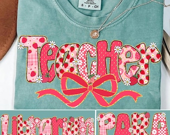 Profesor preppy fresa brillo coqueta arco png, lindo fresa floral para libririan png, png todos los días, profesor preppy personalizado, a cuadros