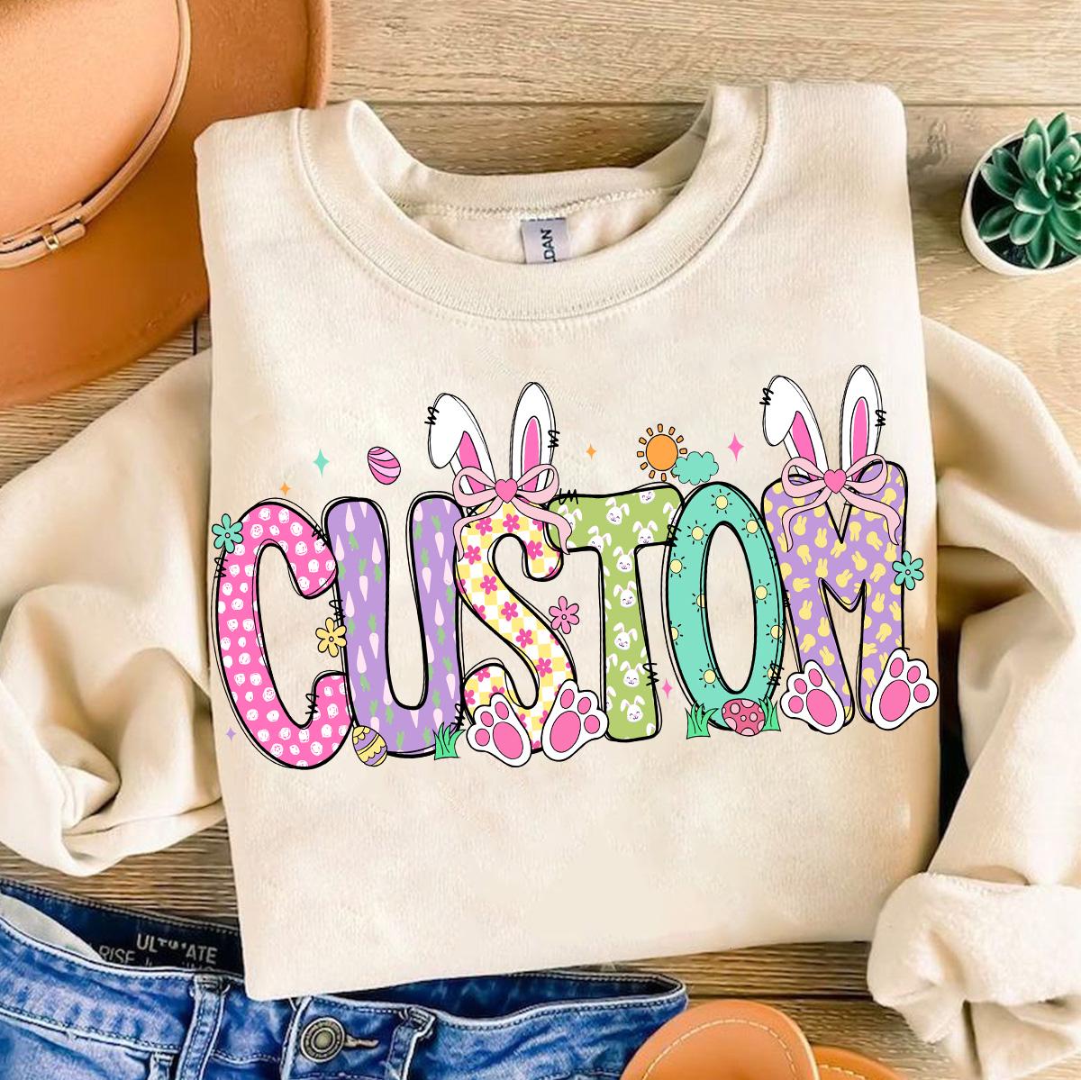 Patchwork Name Shirt - Etsy