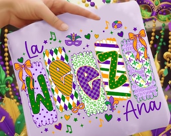 Preppy Mardi Gras La Weezy Ana Png, Mardi Gras PNG, Fleur De Lis coquette Png, Brushstroke Mardi Gras Png, Mardi Gras Coquette Png,Louisiana