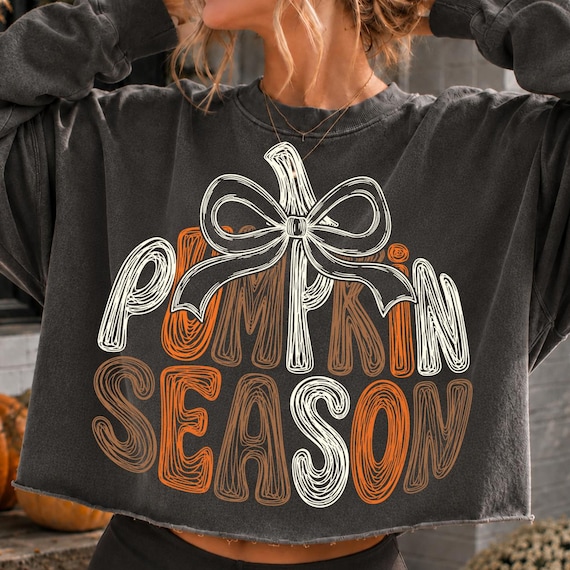 Retro Pumpkin Season Png, Pumpkin Spice Png, Coquette Pumpkin Bow Png, Retro Groovy Fall Png, Distressed Autumn Png, Aesthetic png