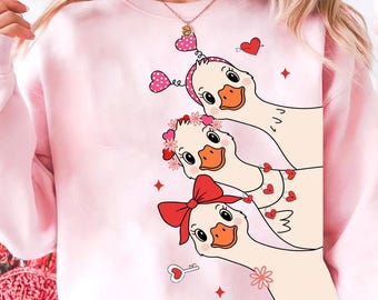 Cute Valentine Goose Png, Funny Valentine Goose PNG, Pink Coquette Valentine Shirt Design, Sublimation, XoXo Be Mine Png, Cute Goose Png