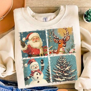 Retro Christmas PNG, Christmas Shirt PNG, Vintage Christmas PNG, Santa Claus png, Christmas Sublimation, Merry Christmas png, T-shirt design