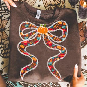 Coquette Floral Fall Pumpkin png, Pumpkin Lace Bow, Ditsy Floral Fall png, Autumn png, Coquette Fall png, Pumpkin Spice Png, Tis The Season