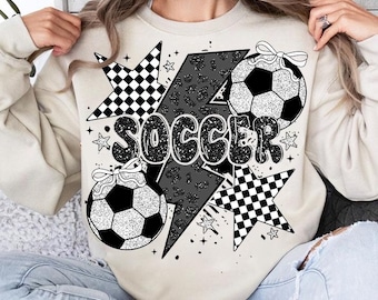 Día del partido de fútbol con purpurina PNG, coqueta de fútbol PNG, mamá de fútbol PNG, rayo de fútbol, leopardo, fútbol a cuadros, espíritu de equipo
