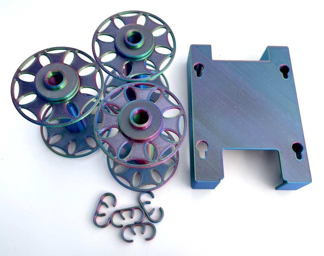 EEW Nano 2 Spinning Wheel 3D Printed Battery Case W/ 3 Bobbins Etsy