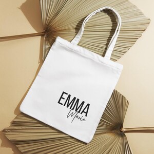 Minimalistische personalisierte Einkaufstasche