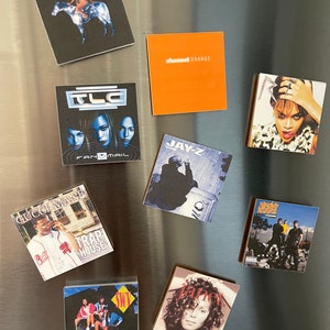 Mini Music Album Magnets & Stickers