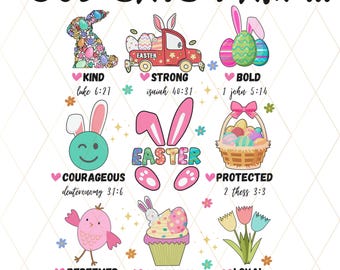 PNG de Pascua, PNG de Pascua cristiana, Diseño de camiseta de Pascua PNG, Descarga de diseño de sublimación de Dios dice que soy, Descarga de sublimación de Pascua, Conejito Png