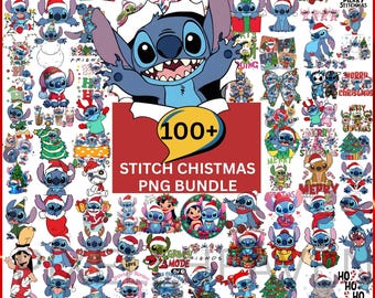 Paquete de más de 100 imágenes PNG de puntadas navideñas, imágenes PNG de puntadas lindas con gorro de Papá Noel, imágenes prediseñadas de puntadas navideñas, imágenes PNG de puntadas navideñas, paquete de imágenes PNG de sublimación de dibujos animados de invierno