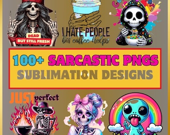 Paquete de más de 100 PNG sarcásticos, PNG de calavera Boujee, diseños de sublimación divertidos, PNG del Día de la Madre, esqueleto sarcástico, esqueleto divertido, calavera divertida, mamá.