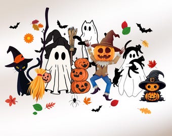 Black Cat Halloween Png, Ghost Cat Png, Halloween Png, Halloween Cat Shirt, Fall Png, Retro Halloween Png,Spooky Season Png, Funny Halloween