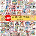 340+ Files 100 Days Of School Png Bundle, Happy 100 Days Of School Png, 100 Days Bruh Png Bundle, Retro Teacher School Png, Digital File
