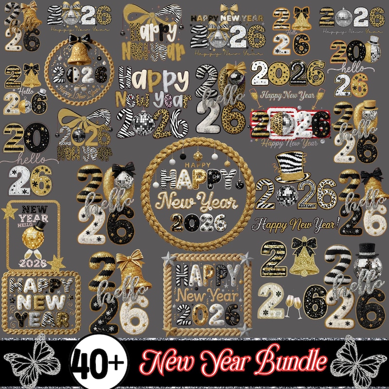 Years Sticker Bundle 2026 New Years Stickers - Etsy