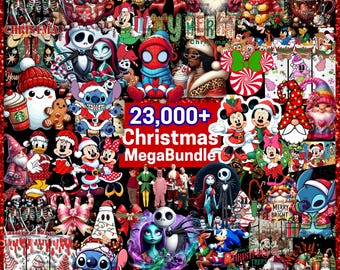 23,000+ Christmas Png Bundle, Merry Christmas Png, Grich Bundle, Cartoon Christmas Png, Gnome, Christmas Wall Art, Christmas tumbler,Santa