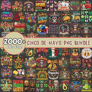 2000+ Mexican Bundle Png, Cinco De Mayo Png Bundle, Mama Cita, Cinco De Drinko Png Western png, Fiesta Squad Png Sublimation Design Download