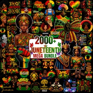 2000+ Juneteenth Mega Png Bundle, Black History, African American Png, Black Pride Png, Black Lives Matter, We Are Black History Sublimation