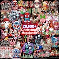 20,000+ Christmas Png Bundle, Merry Christmas Png, Grich Bundle, Cartoon Christmas Png, Gnome, Christmas Wall Art, Christmas tumbler,Santa