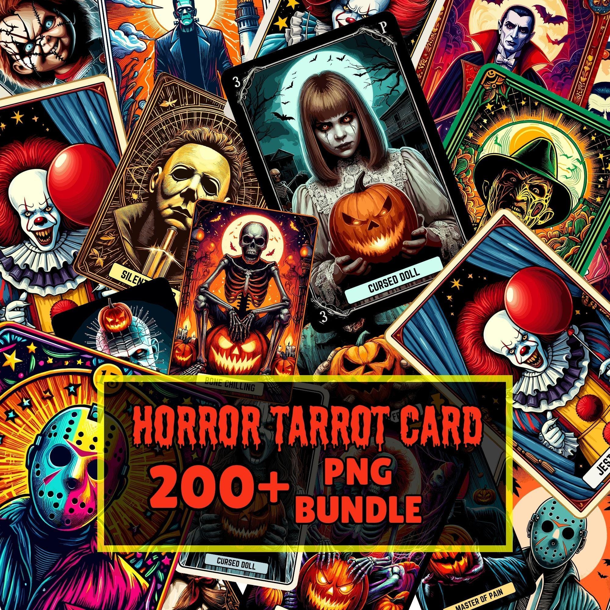 200+ Horror Tarot Card Png Bundle, Tarot Card Png Bundle, Halloween Tarot Card Png, Horror Halloween Png, Spooky tarot card Digital Download