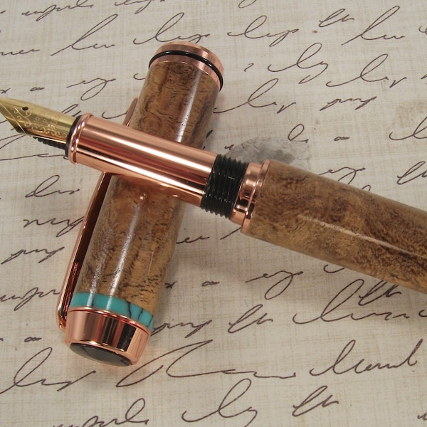 Copper Fountain Pen Etsy