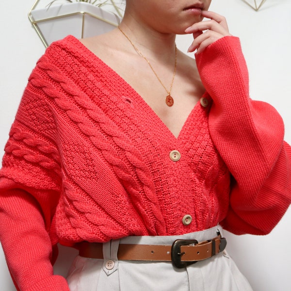 Adult Neon Hearts Cardigan main image 1