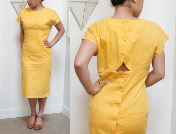 canary yellow sundress