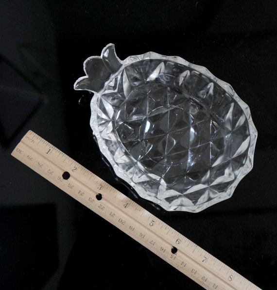 AS IS - Vintage Glass Pineapple Dish, Trinket Hol… - image 3