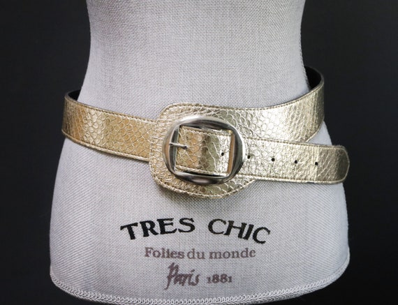Faux snakeskin belt cheap
