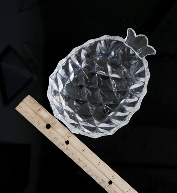 AS IS - Vintage Glass Pineapple Dish, Trinket Hol… - image 4