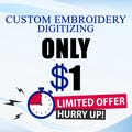Custom Embroidery Digitizing Service: Logo, Image, and Artwork
