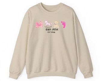 Personalized | EST YEAR | Girl Mom | Sweater