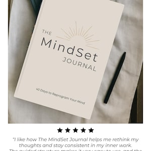 40-Day Mindset Reset Journal, Guided Clarity Prompts for Self-Discovery, Gratitude Affirmations image 11