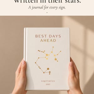 2027 Zodiac Journal Gift | Personalized Astrology Notebook, Blank or Lined Pages | Christmas Gift for Astrology Lover (144 Pages)