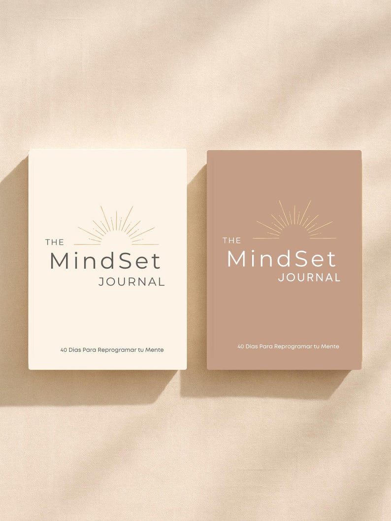 40-Day Guided Mindset Journal: Self-Reflection & Personal Growth | Ivory and Clay Cover